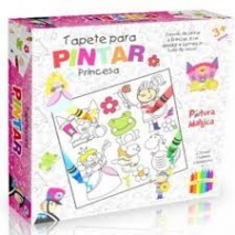 TAPETE PARA PINTAR PRINCESA