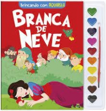 BRINCANDO COM AQUARELA BRANCA DE NEVE